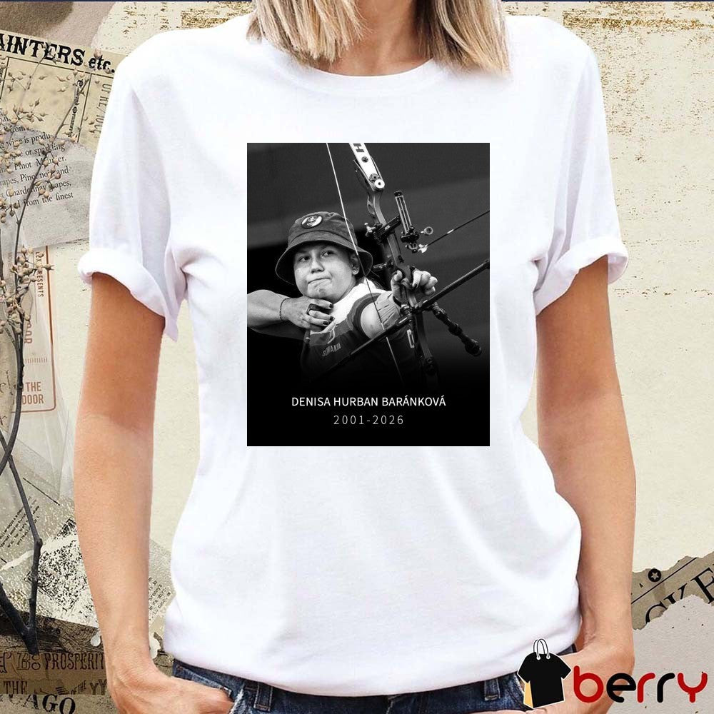 RIP Denisa Hurban Barankova 2001 – 2026 World Archery Poster t-shirt