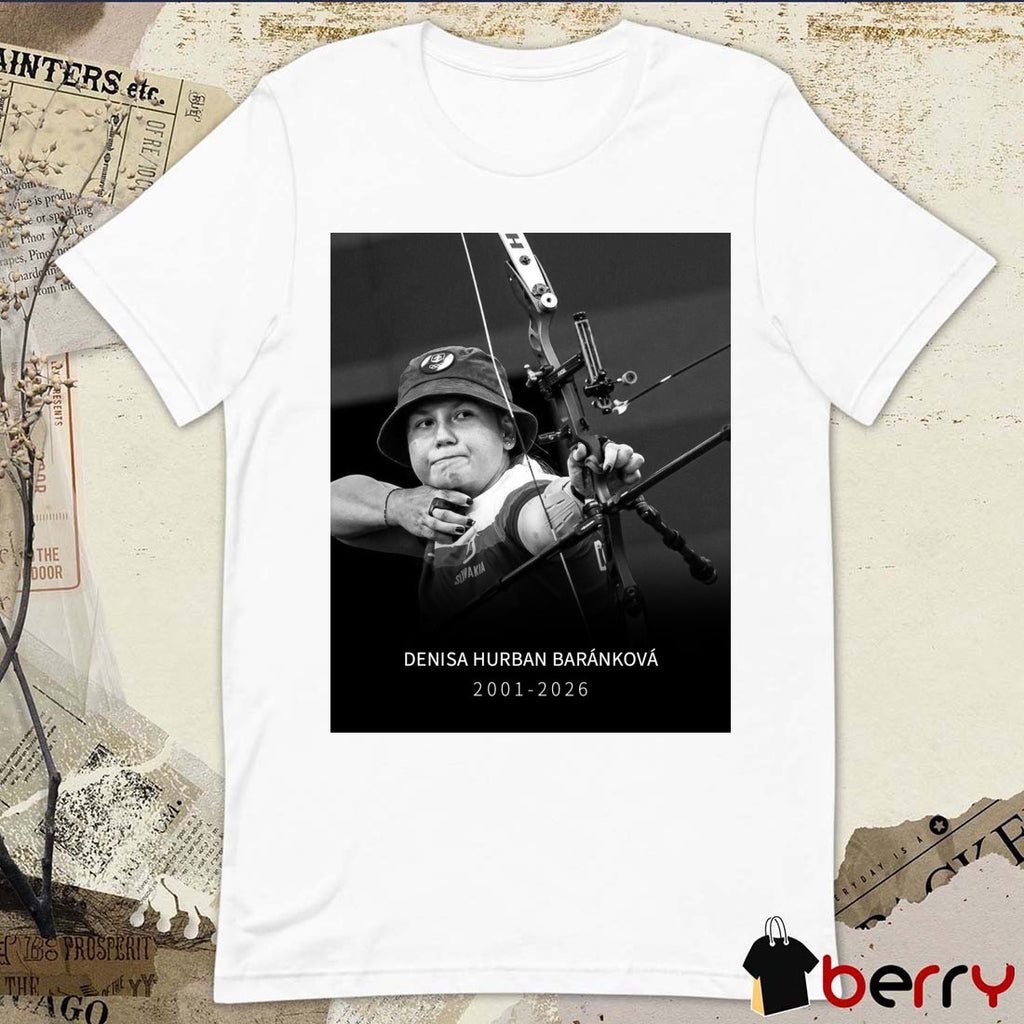 RIP Denisa Hurban Barankova 2001 – 2026 World Archery Poster t-shirt