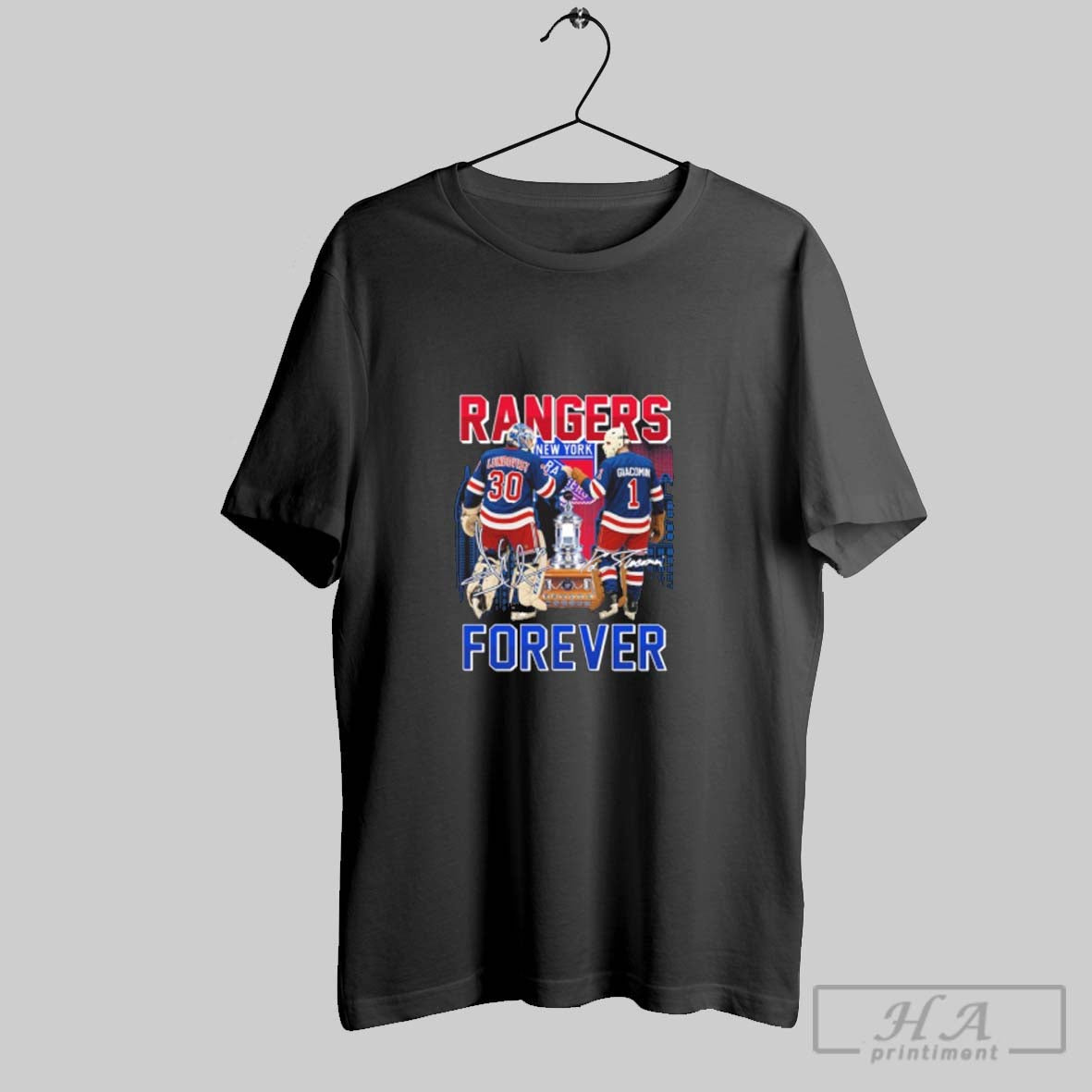 Official Rangers Lundqvist And Giacomin Signature Forever