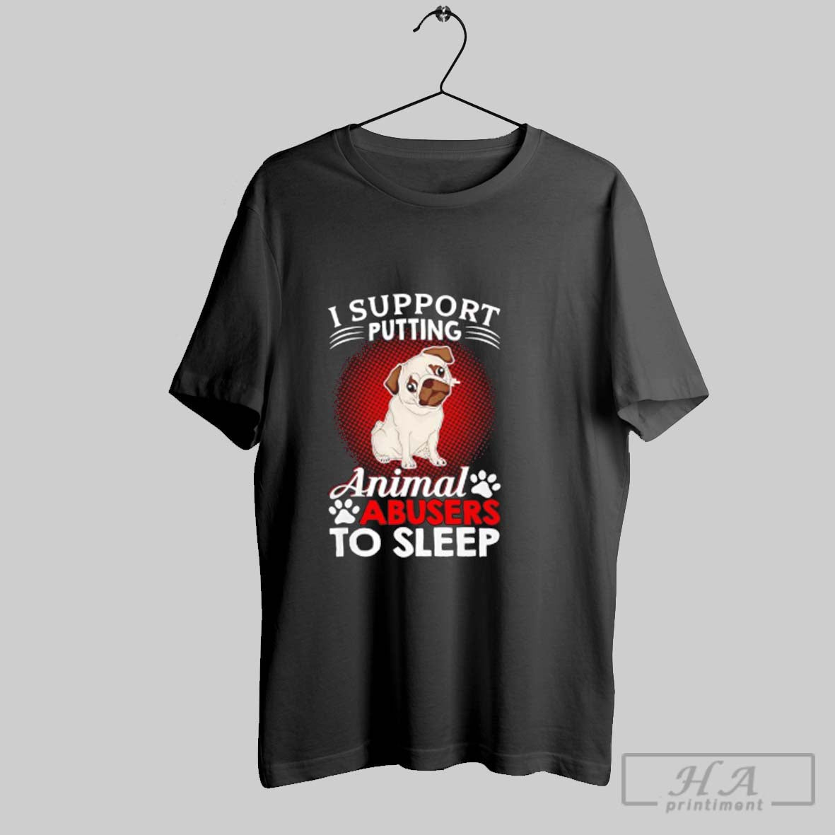 Official Recue Dog Lover I Support Putting Animal Abusers To Sleep