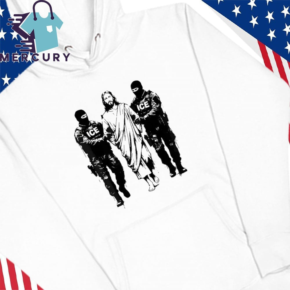 Resist Ice Jesus Solidarity Immigrant Rights Art Shirt