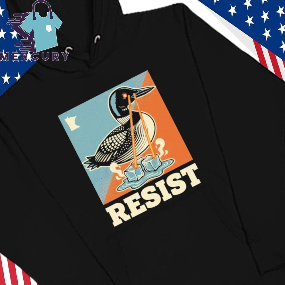 Resist Minneapolis Loon ICE Protest Shirt