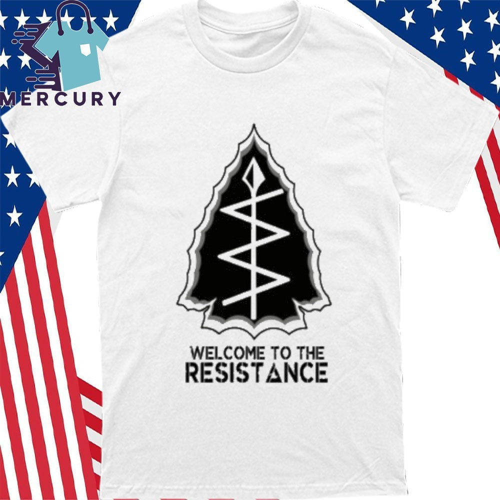Resistance Rebel Abolish Ice Military Style Antifascist Patch Shirt