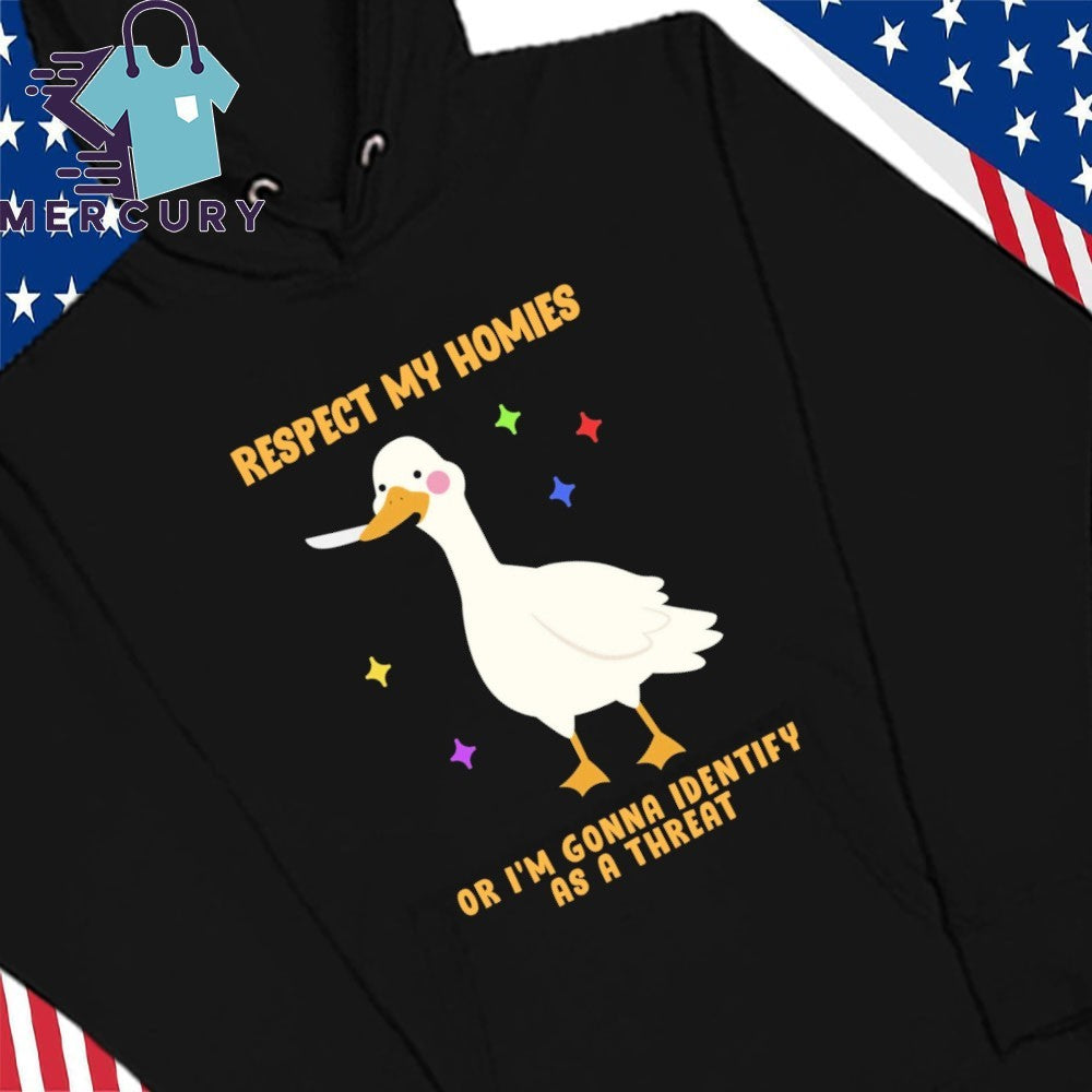 Respect My Homies Or I’m Gonna Identify As A Threat Shirt