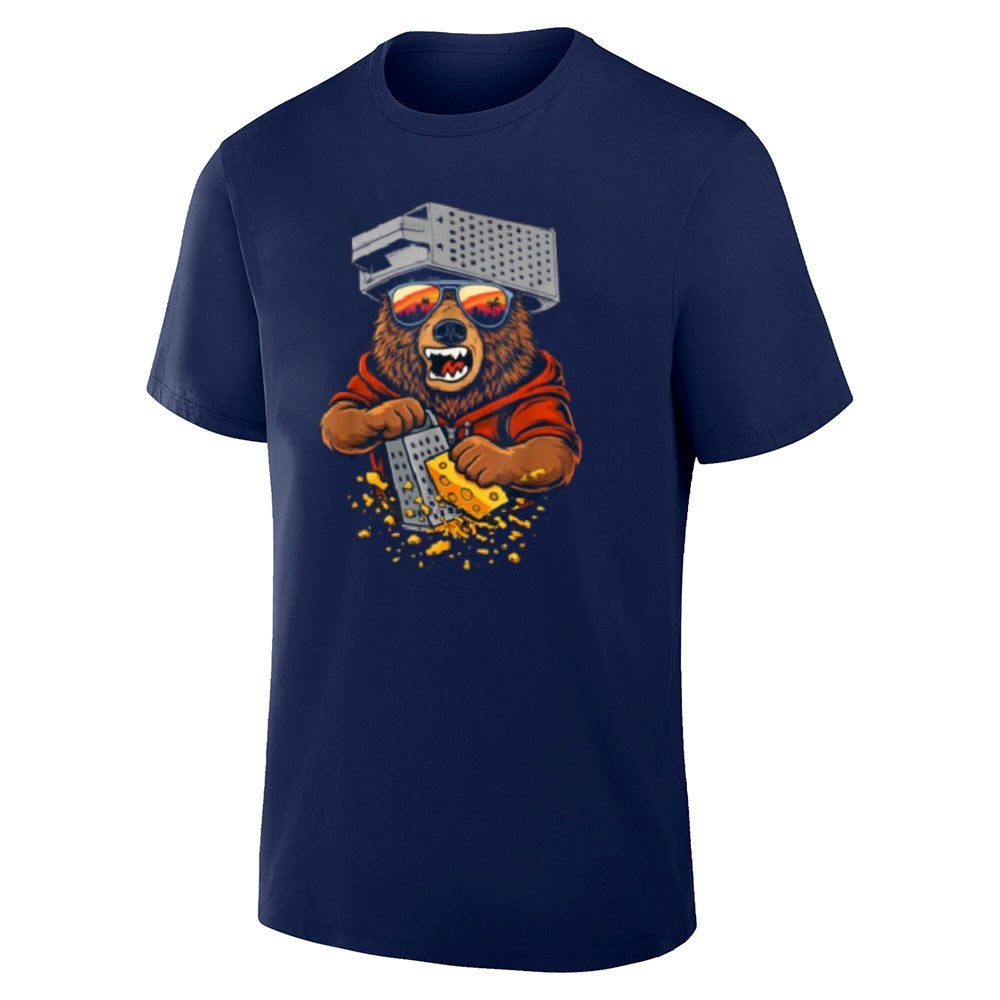 Retro Bear with Cheese Grater Shirt