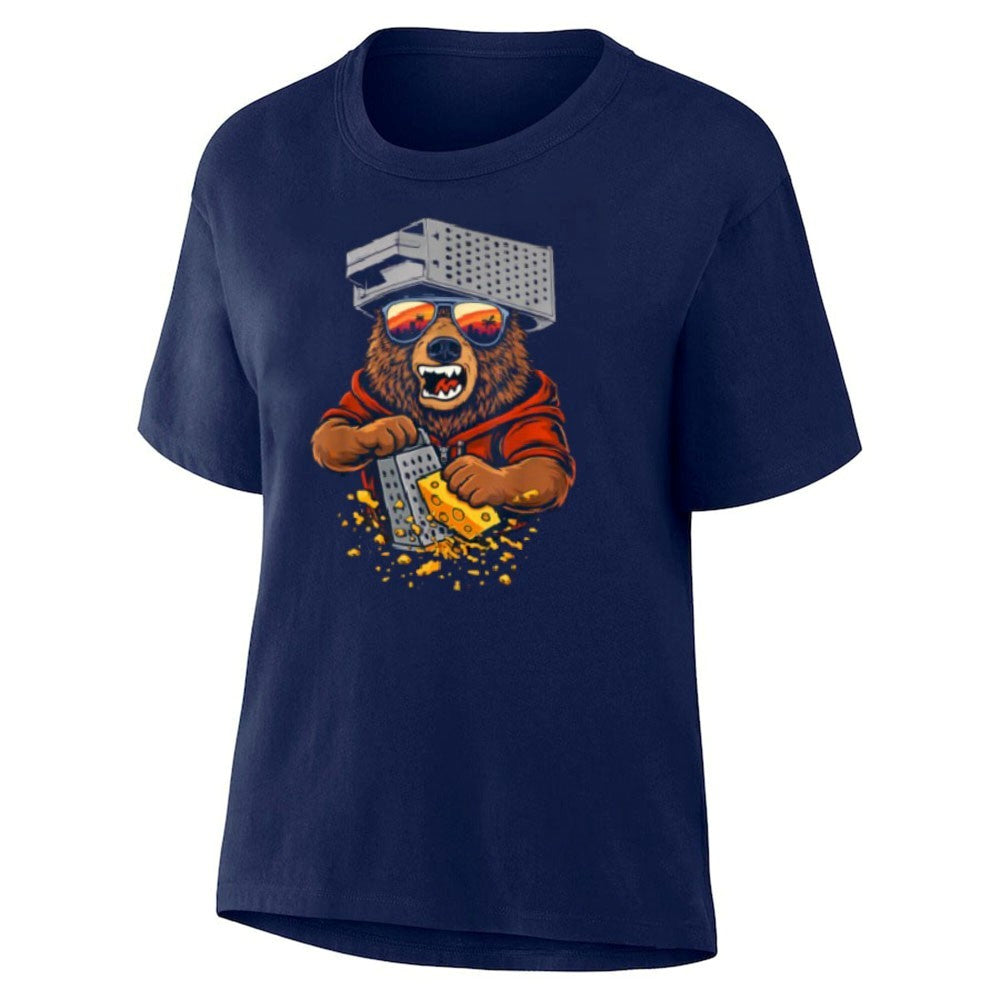 Retro Bear with Cheese Grater Shirt