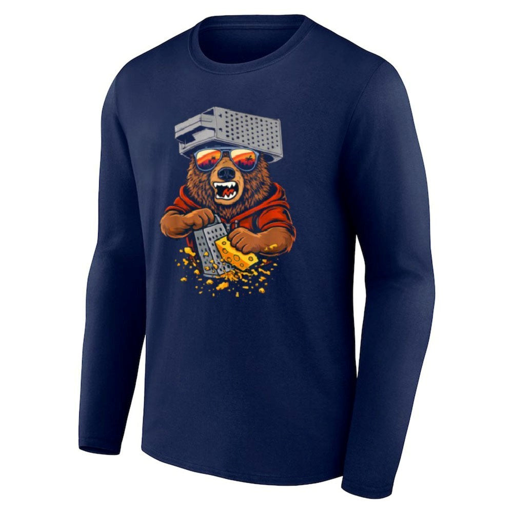 Retro Bear with Cheese Grater Shirt