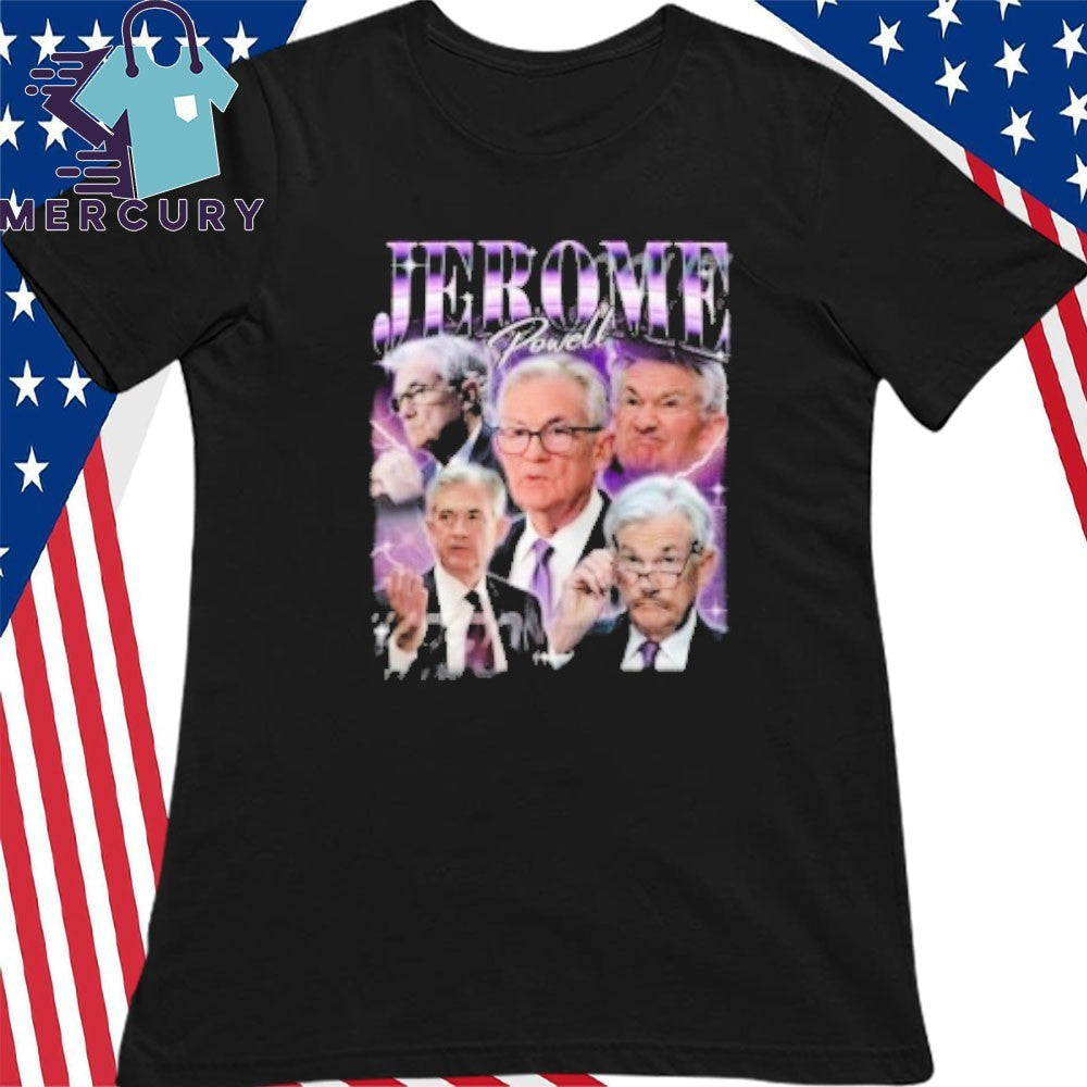 Retro Vintage Free Jerome Powell Shirt