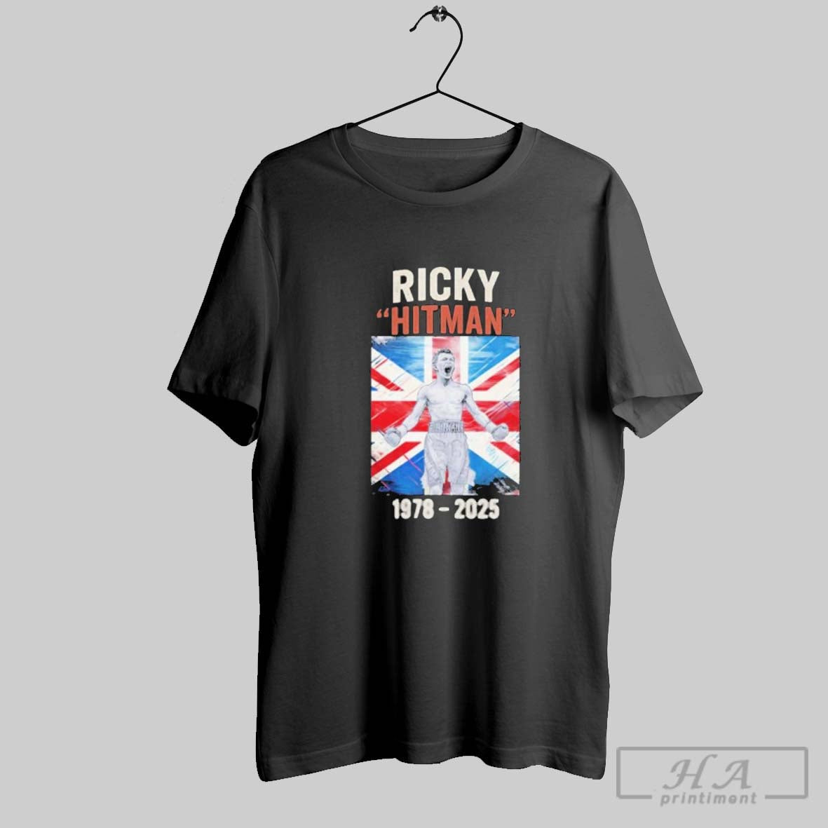 Official Ricky Hatton 1978 2025 Ricky Hitman British Flag