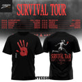 Riles Survival Tour Europe Survival Mode 2026 Shirt
