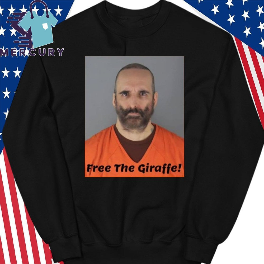 Robby Roadsteamer Free The Giraffe Mugshot Shirt