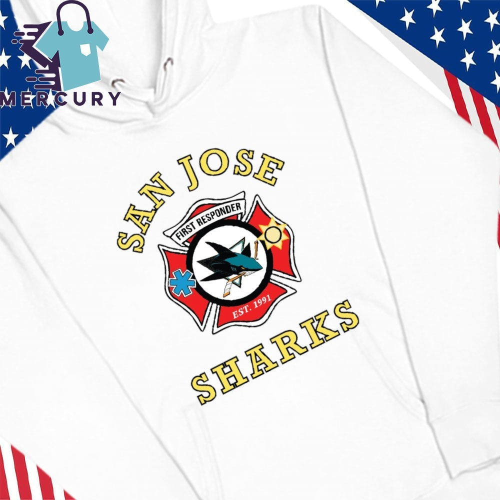 San Jose Sharks First Responder Fireman Shirt