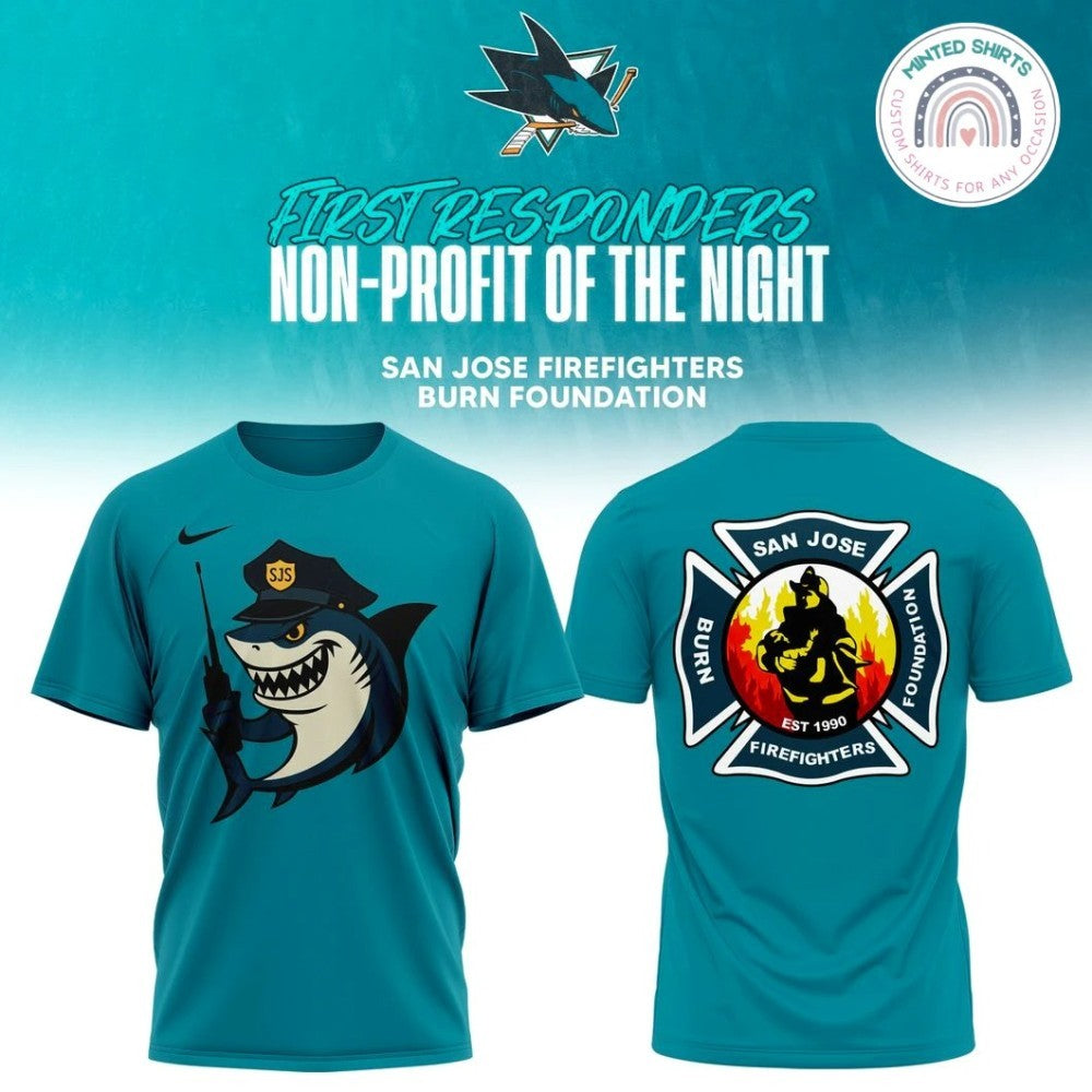 San Jose Sharks First Responders Non Profit Of The Night Edition Shirt