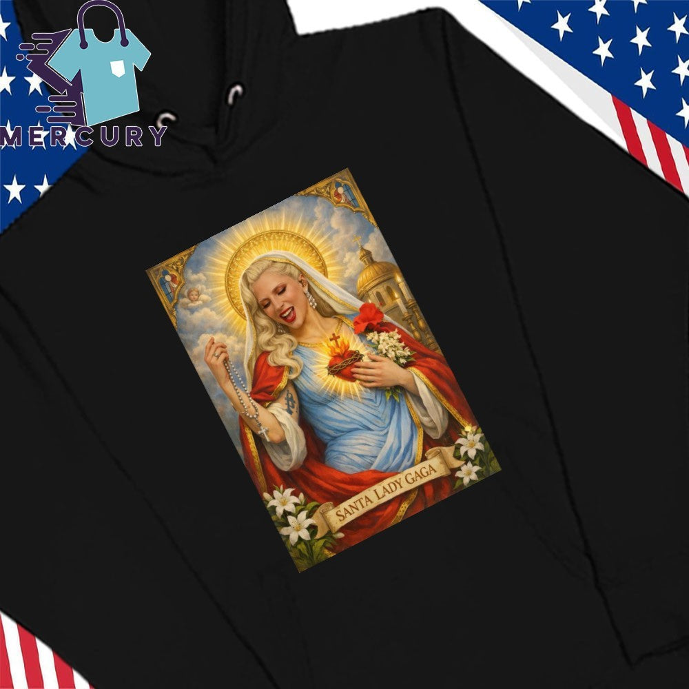 Santa Lady Gaga Shirt