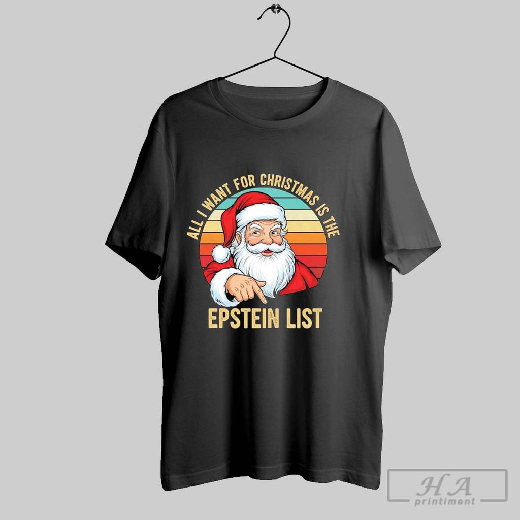 Official Santa All I Want For Christmas Is The Epstein List