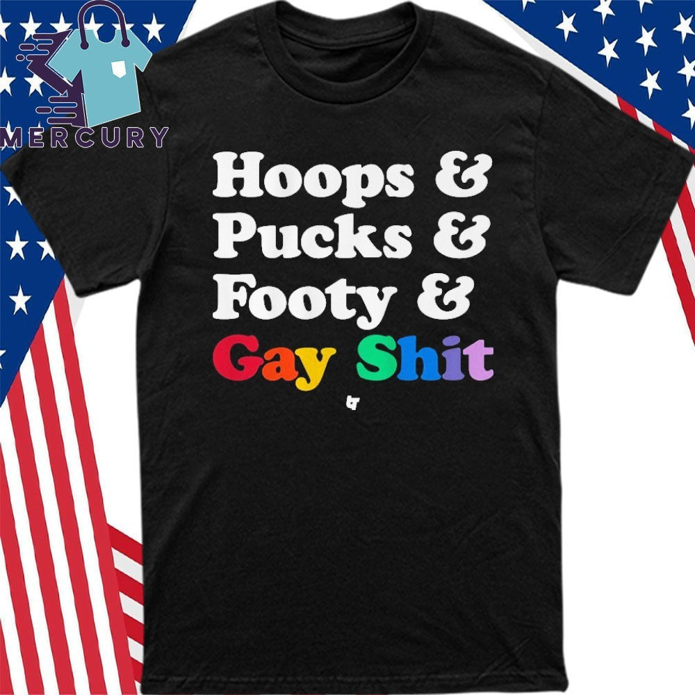 Sarah Spain Hoops & Pucks & Footy & Gay Shit Shirt