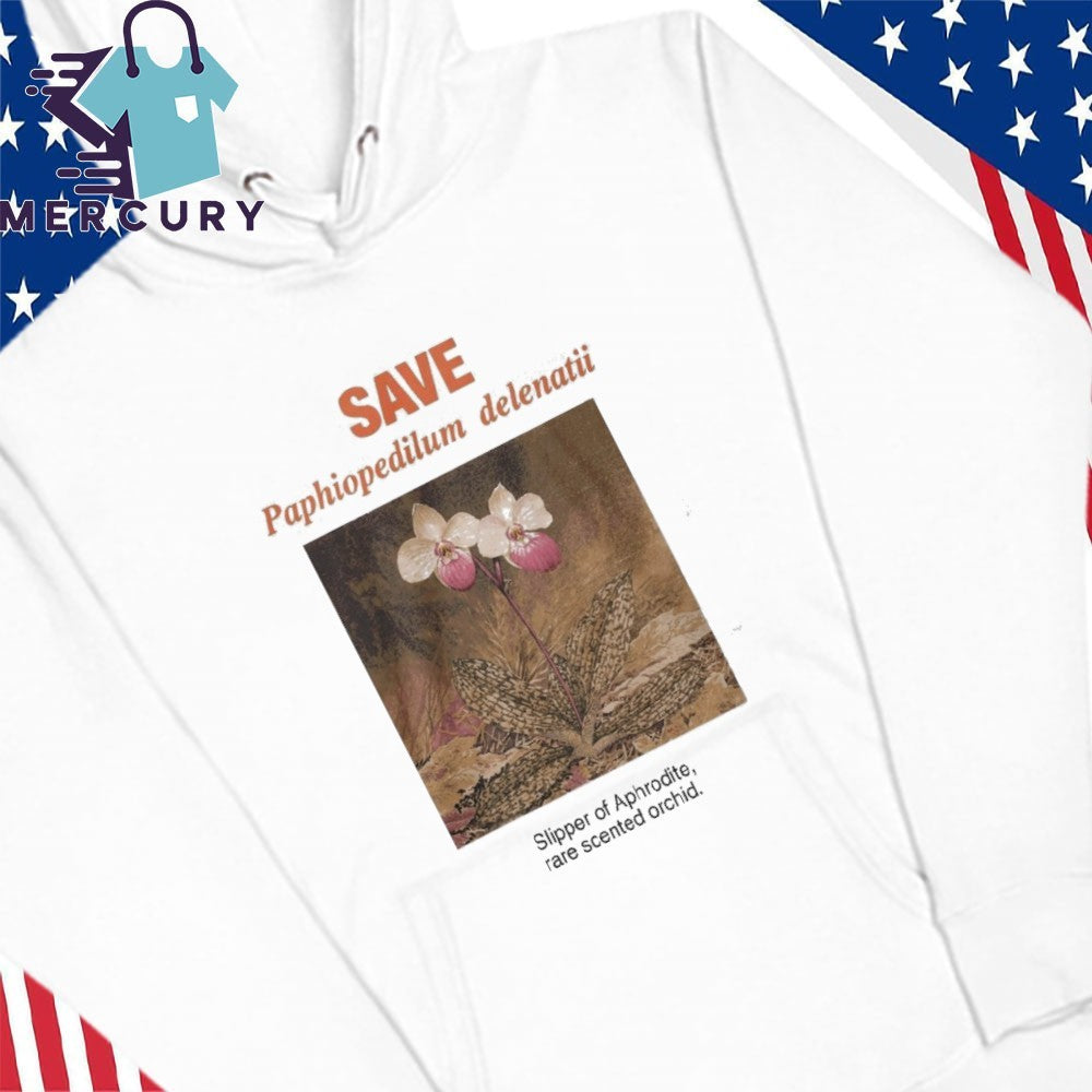 Save Paphiopedilum Delenatii Slipper Of Aphrodite Rare Scented Orchid Shirt