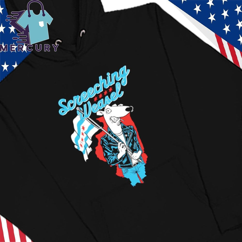 Screeching Weasel Chicago Weasel Shirt