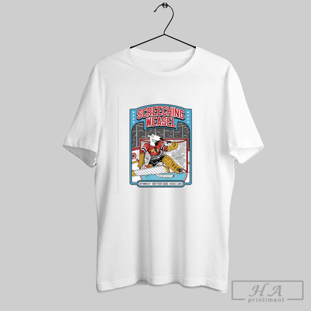 Official Screeching Weasel Chicago Hockey