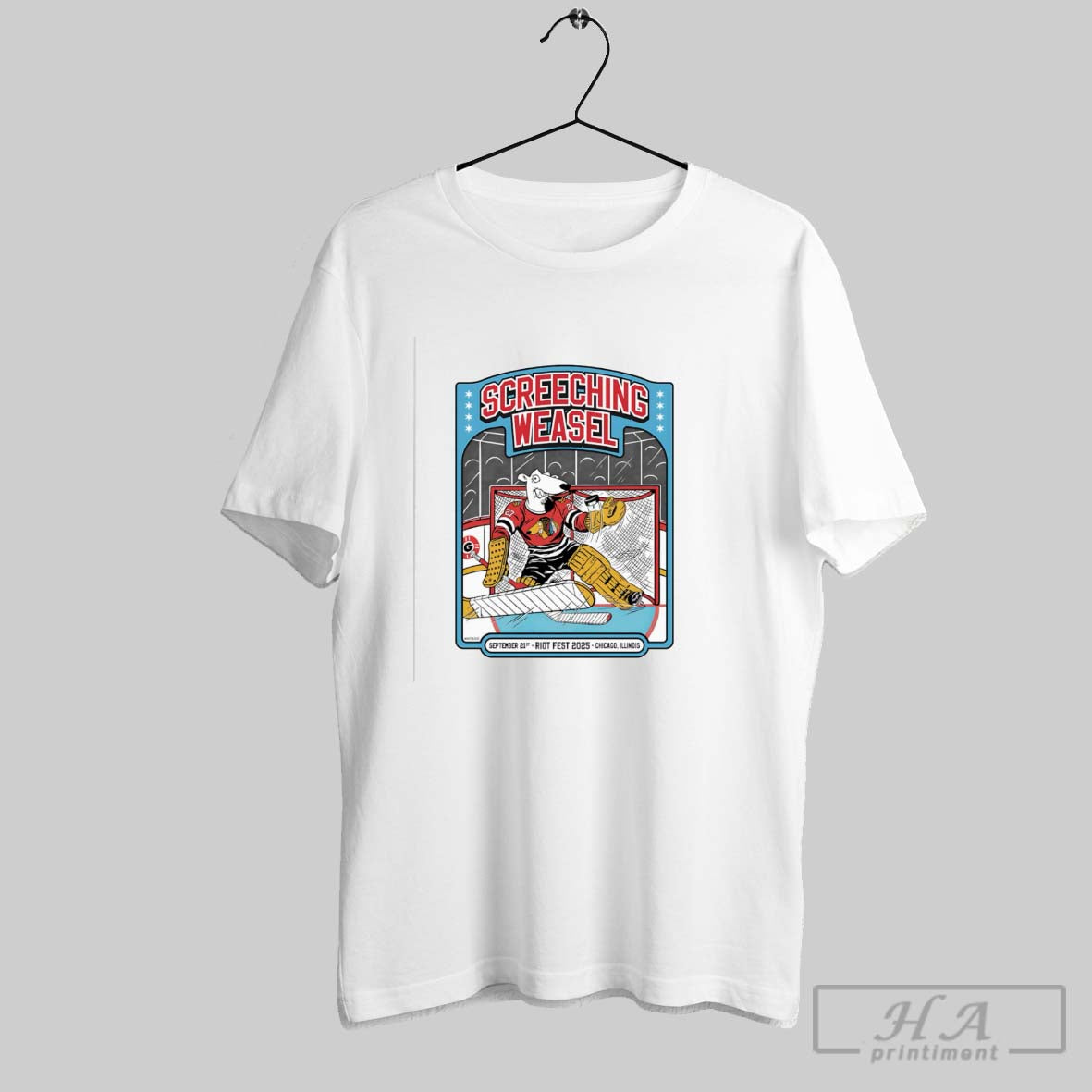 Official Screeching Weasel Chicago Hockey