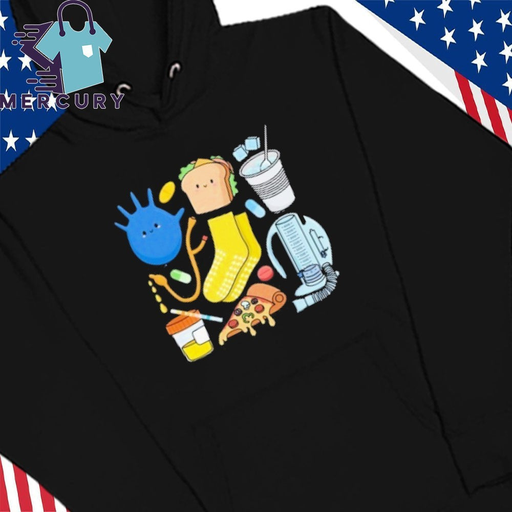 Scrubhacks Collab Nurse Collage Shirt