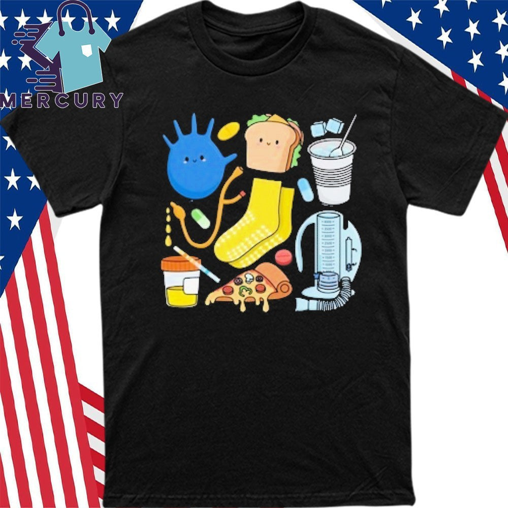 Scrubhacks Collab Nurse Collage Shirt