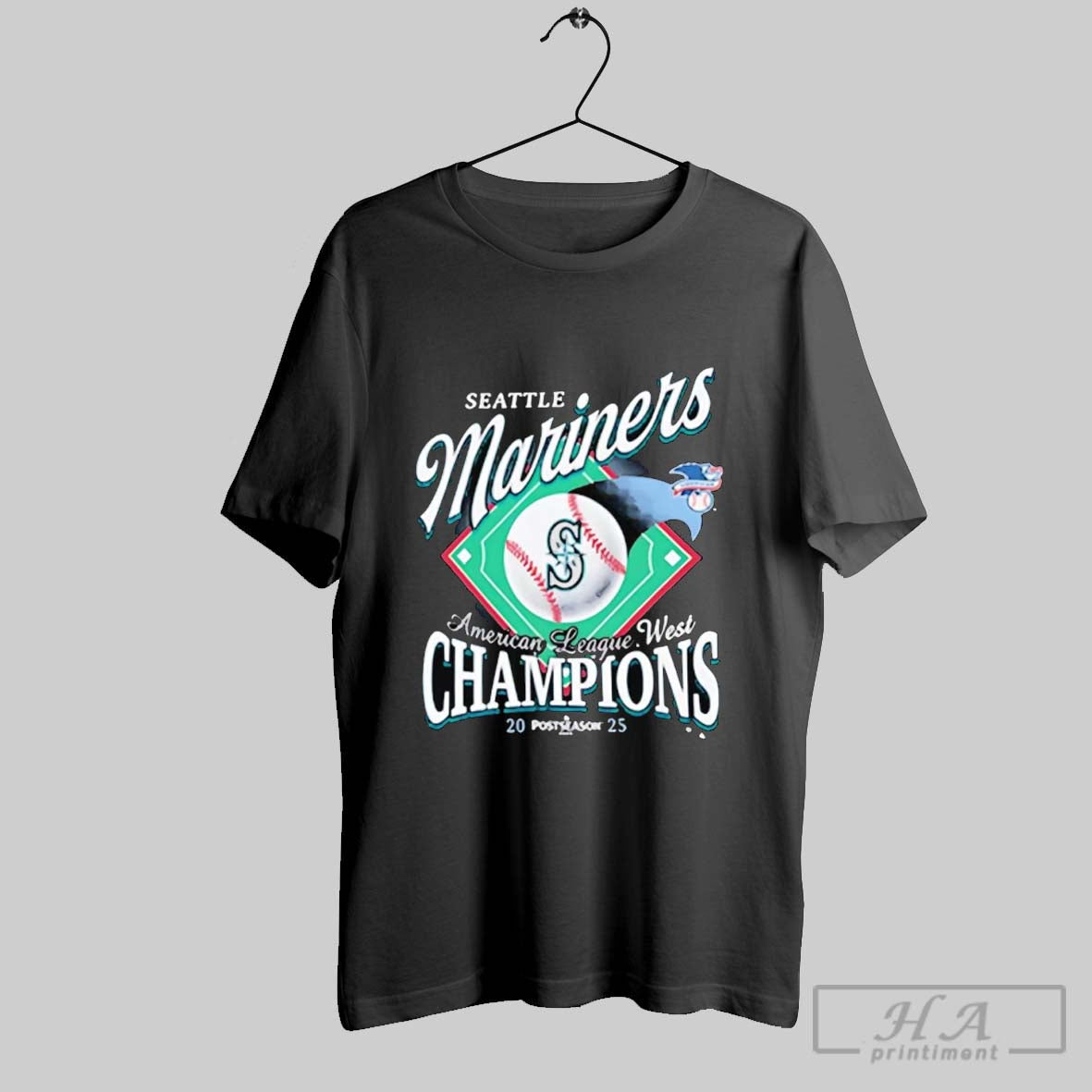 Official Seattle Mariners Al West Division Champions 2025