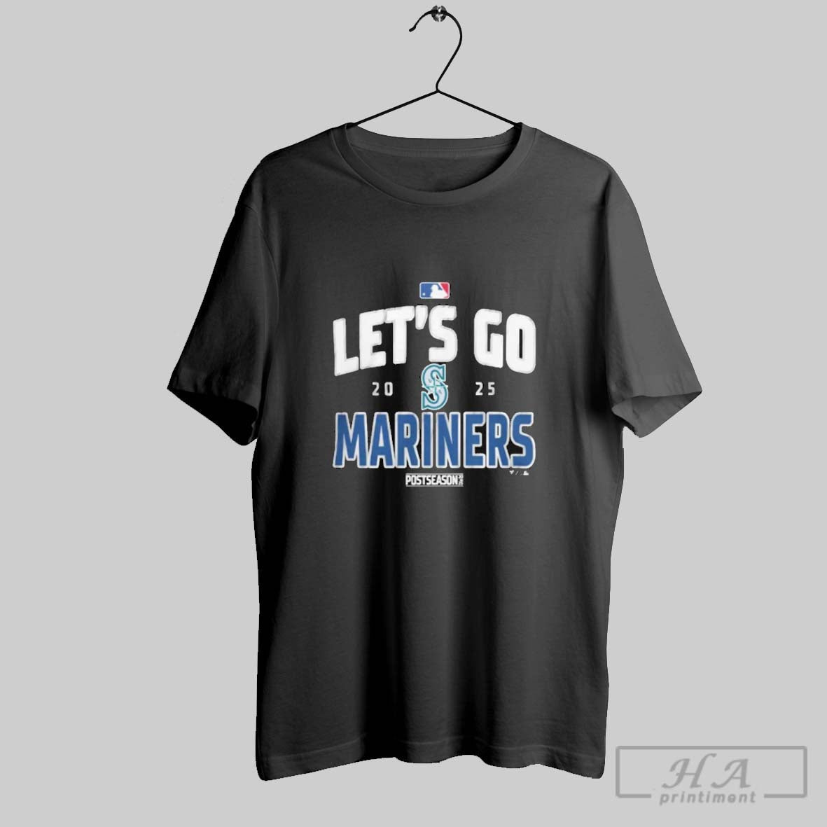 Official Seattle Mariners Baseball 2025 Postseason Lets Go Team