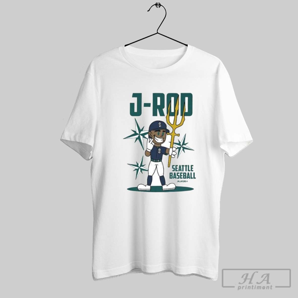Official Seattle Mariners Julio Rodriguez J Rod Summer Cartoon
