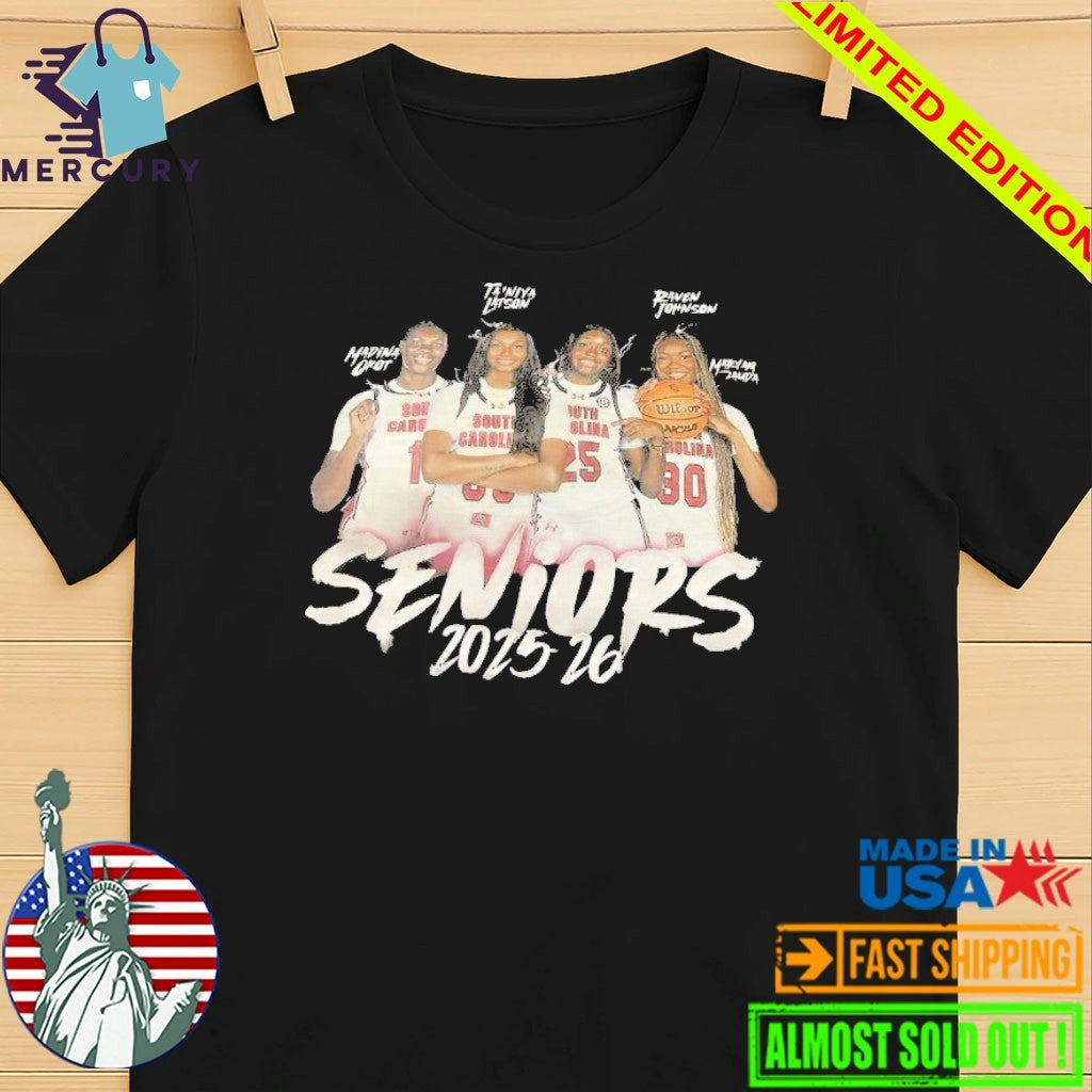 Seniors 2025-2026 South Carolina Women’s Basketball Shirt