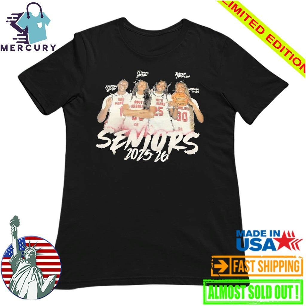 Seniors 2025-2026 South Carolina Women’s Basketball Shirt