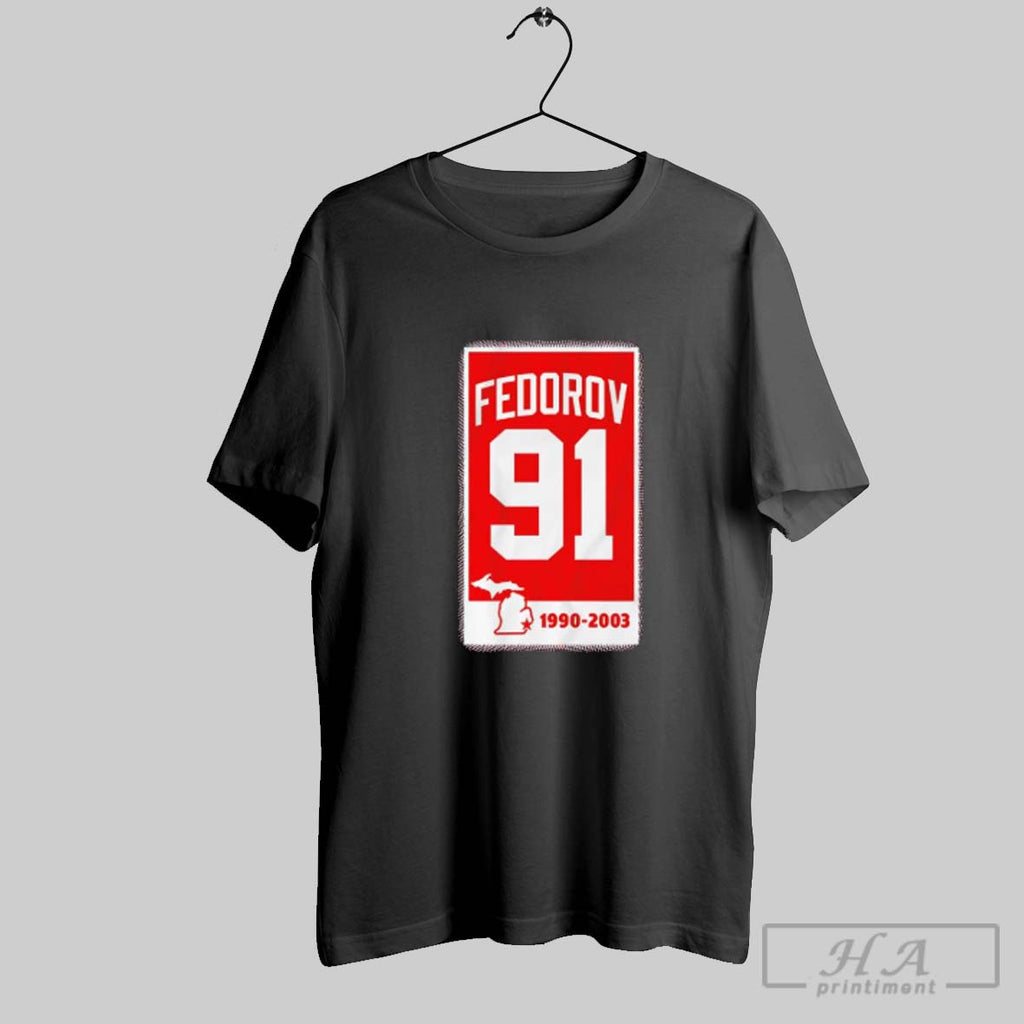 Official Sergei Fedorov 91 Banner 1990 2003