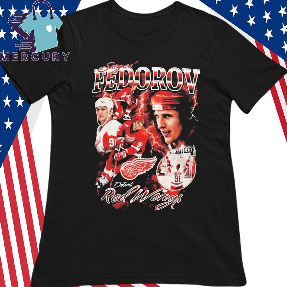 Sergei Fedorov Detroit Red Wings 2026 Shirt