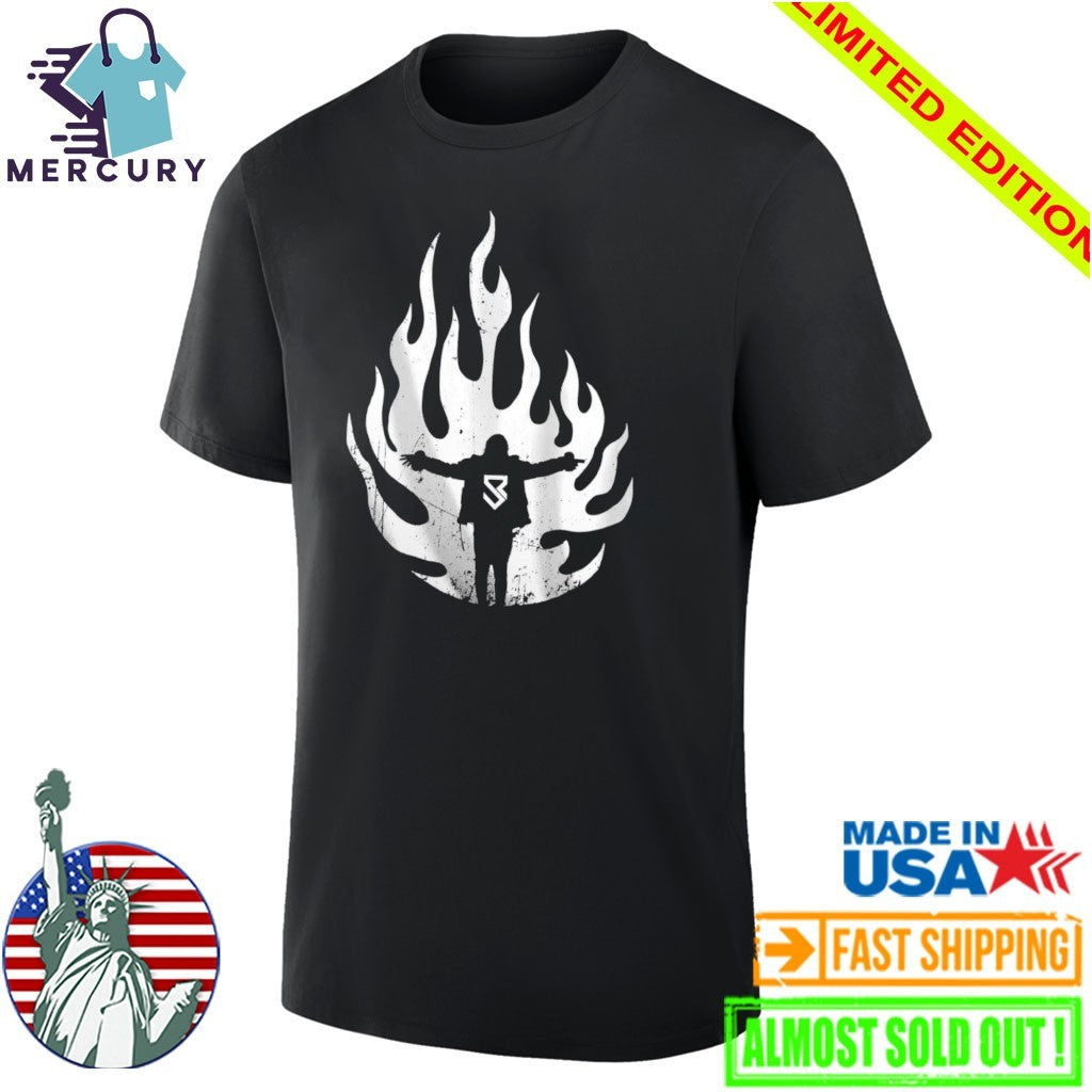 Seth Rollins Flames Shirt