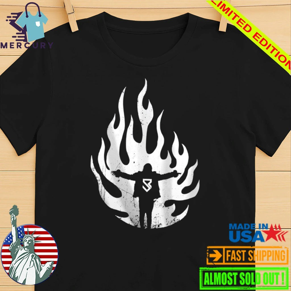 Seth Rollins Flames Shirt