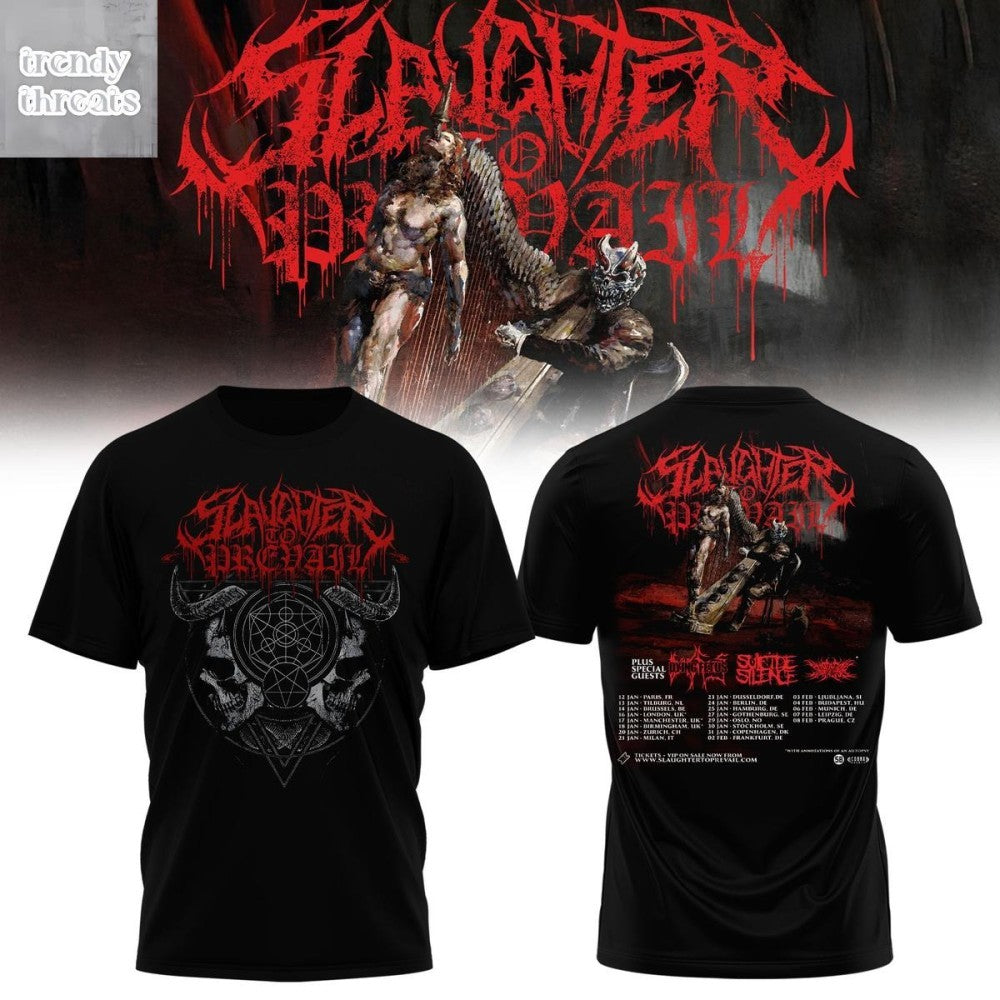 Slaughter To Prevail Tour 2026 Shirt