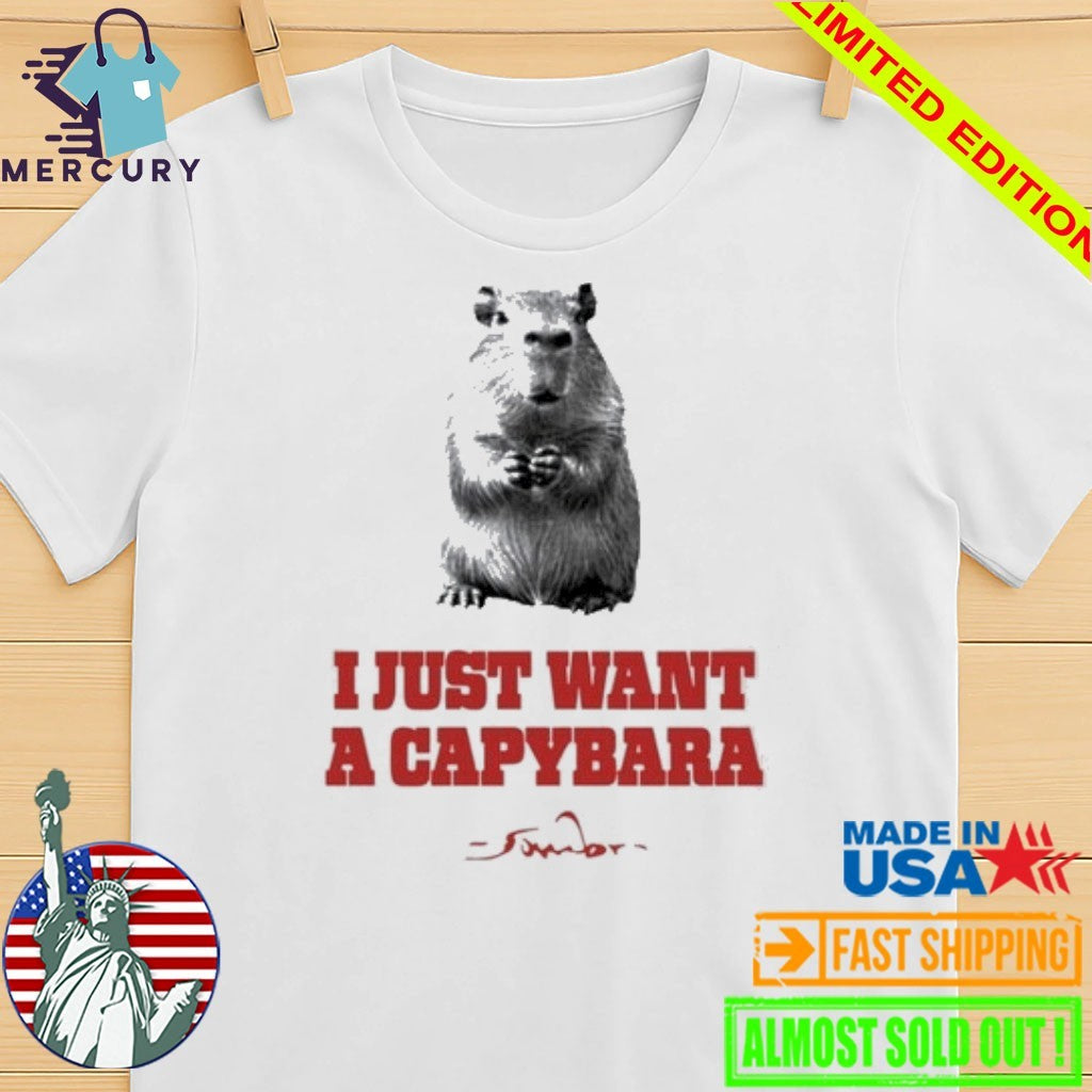 Sombr I Just Want A Capybara Shirt