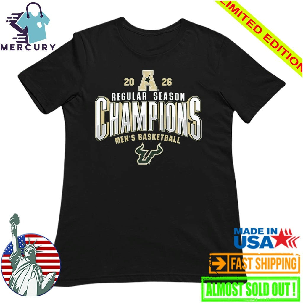 South Florida Bulls 2026 AAC Men’s Basketball Regular Season Champions Shirt