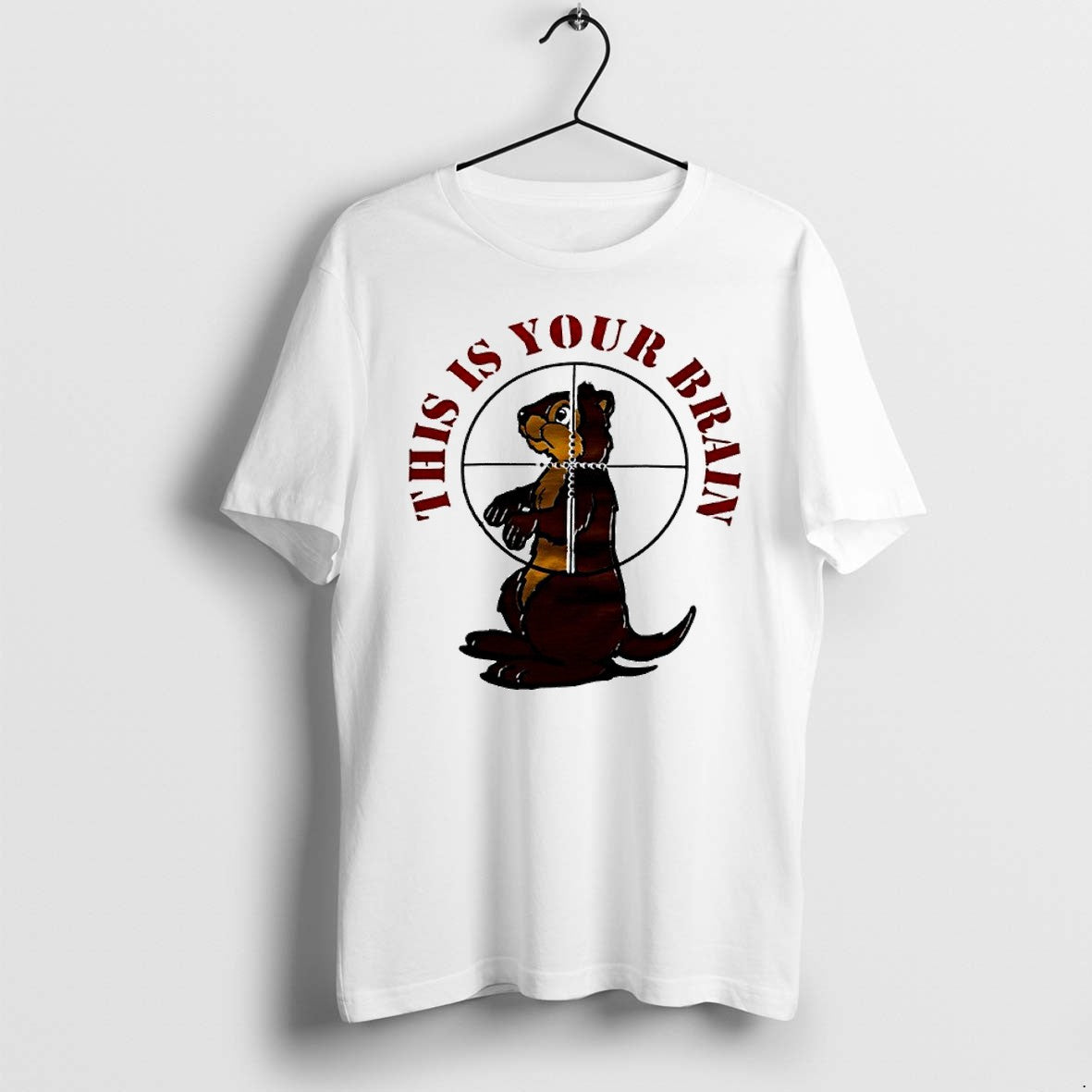 Official Squirrel This Is Your Brain T Shirts Jpg