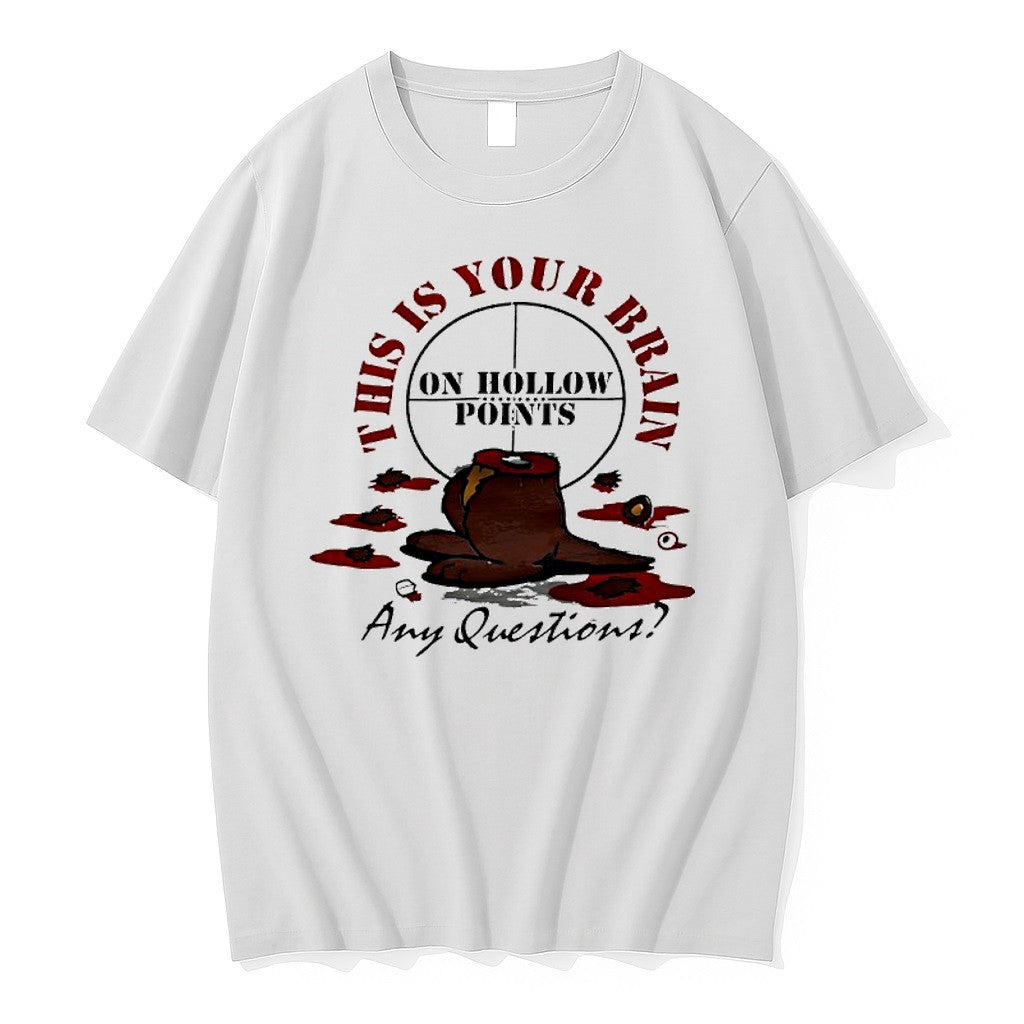 Official Squirrel This Is Your Brain One Hollow Points T Shirts Jpg