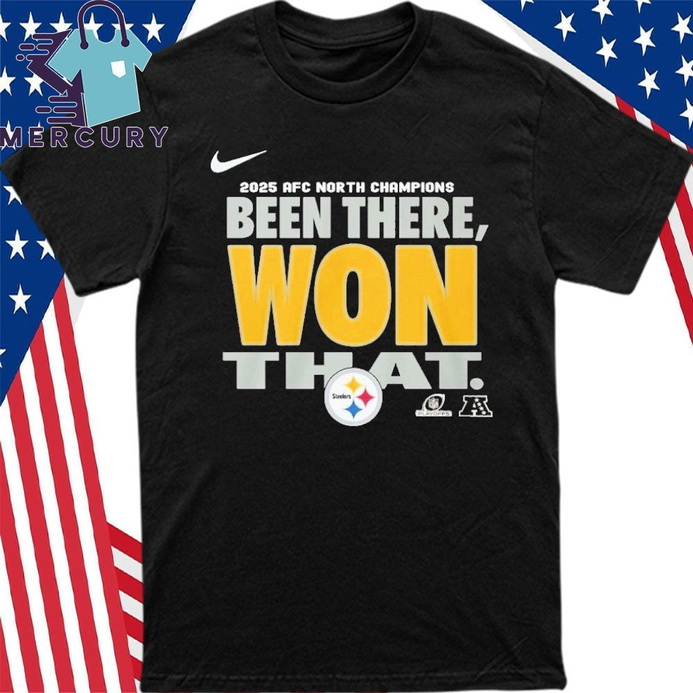 Steelers 2025 AFC North Division Champions Locker Room Shirt
