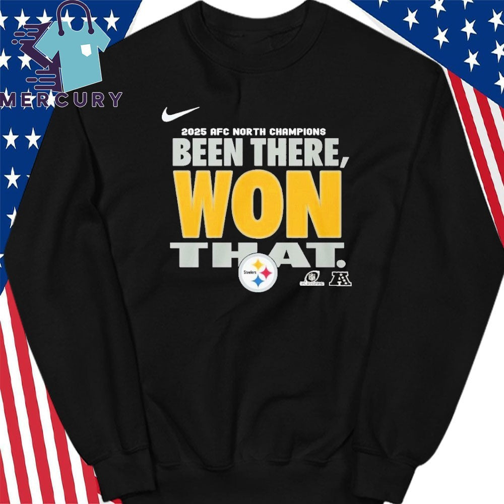 Steelers 2025 AFC North Division Champions Locker Room Shirt