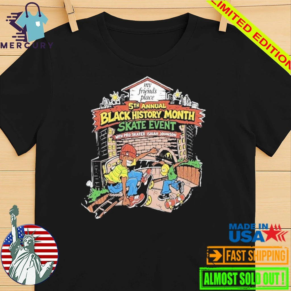 Steve Van Doren Black History Month Skate Event Shirt