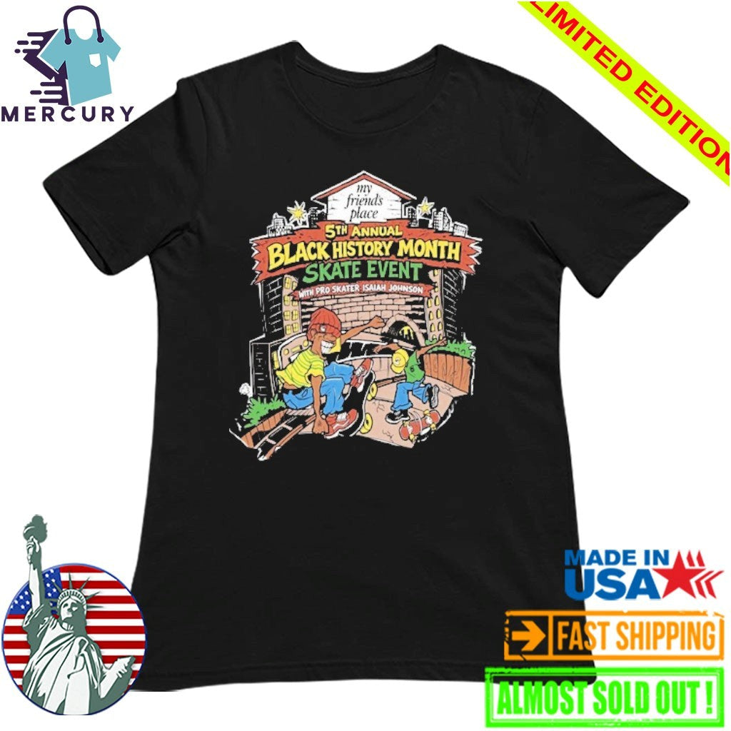 Steve Van Doren Black History Month Skate Event Shirt