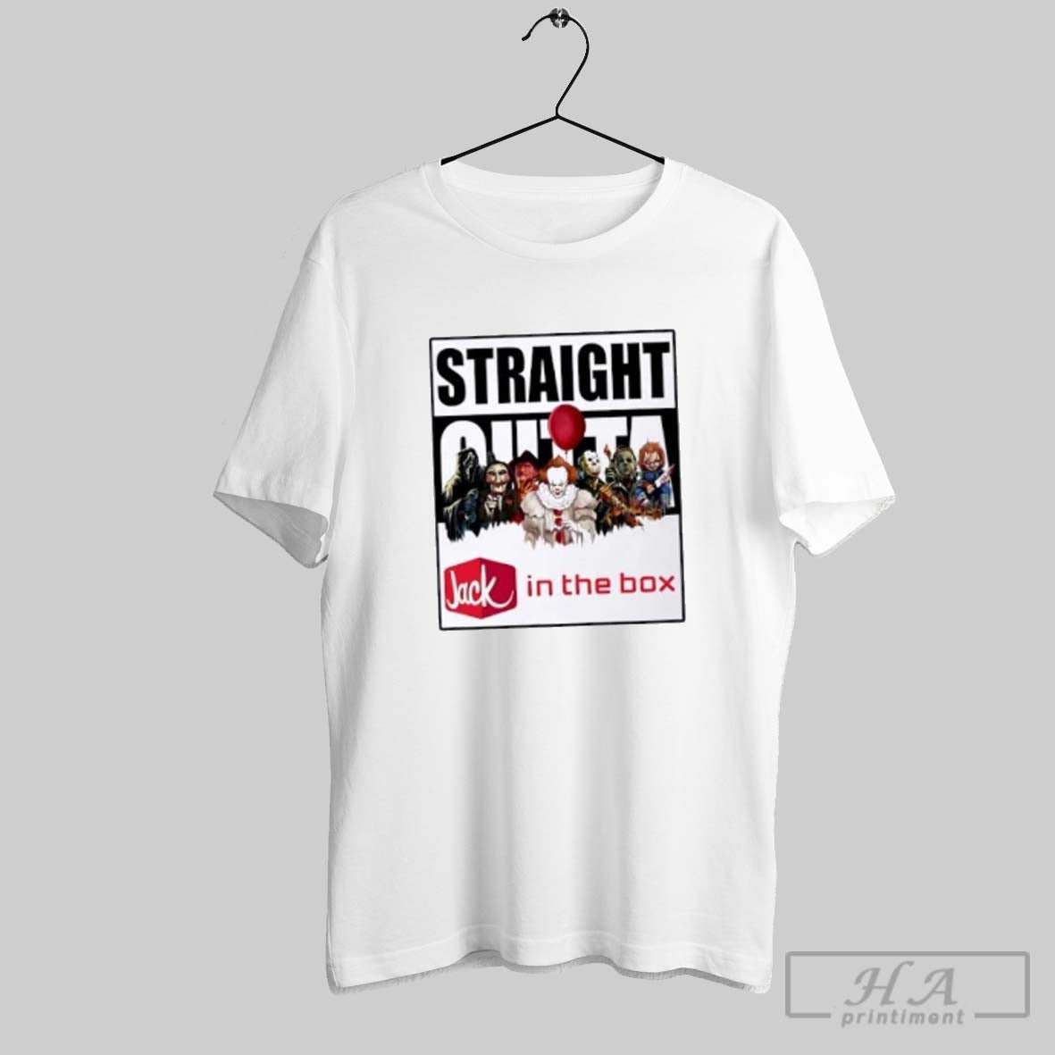 Official Straight Outta Jack In The Box Horror Movies Halloween