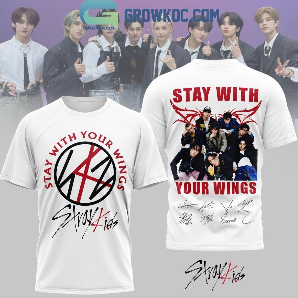 Stray Kids Stay With Your Wings Shirt