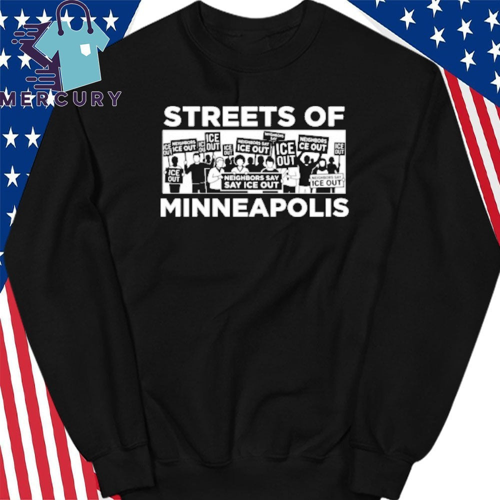 Streets Of Minneapolis Ice Out Protest Activist Immigration Rights Shirt