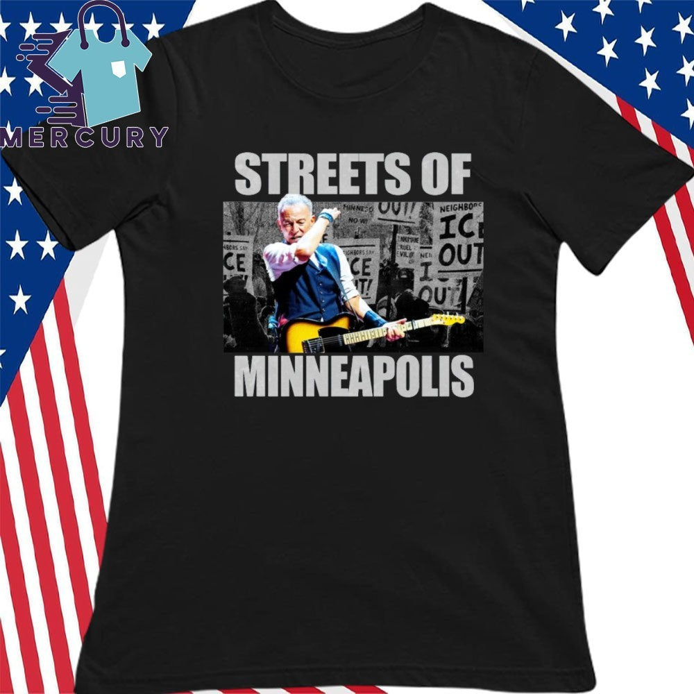 Streets of Minneapolis Bruce Springsteen Activism Shirt