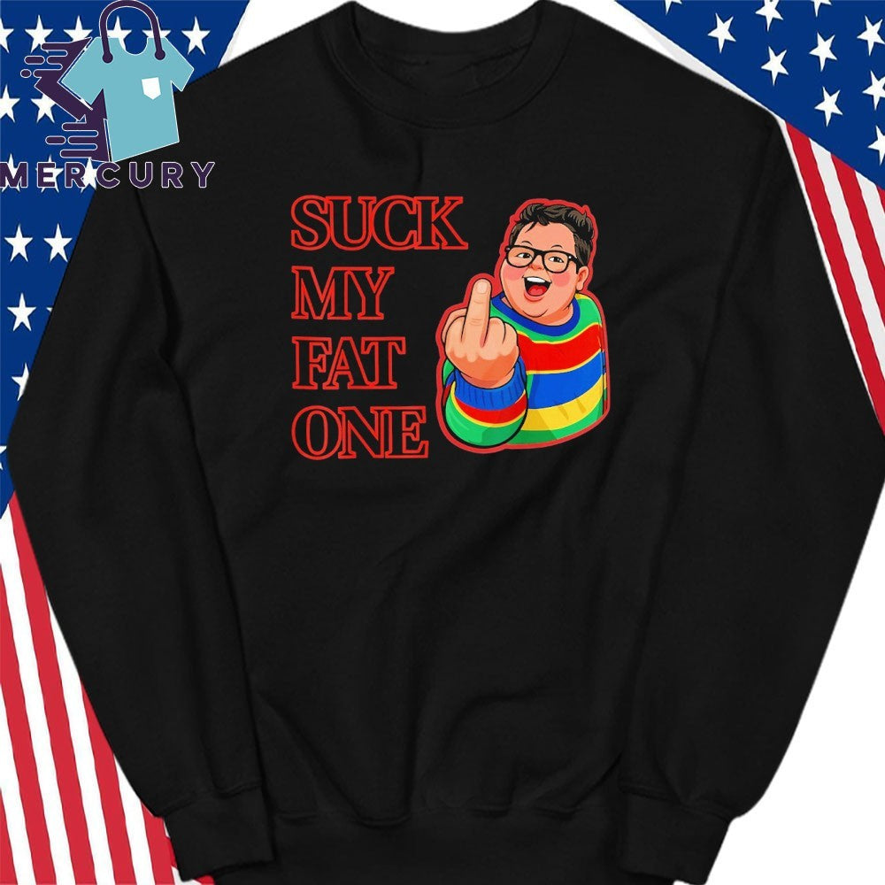 Suck My Fat One Middle Finger Shirt