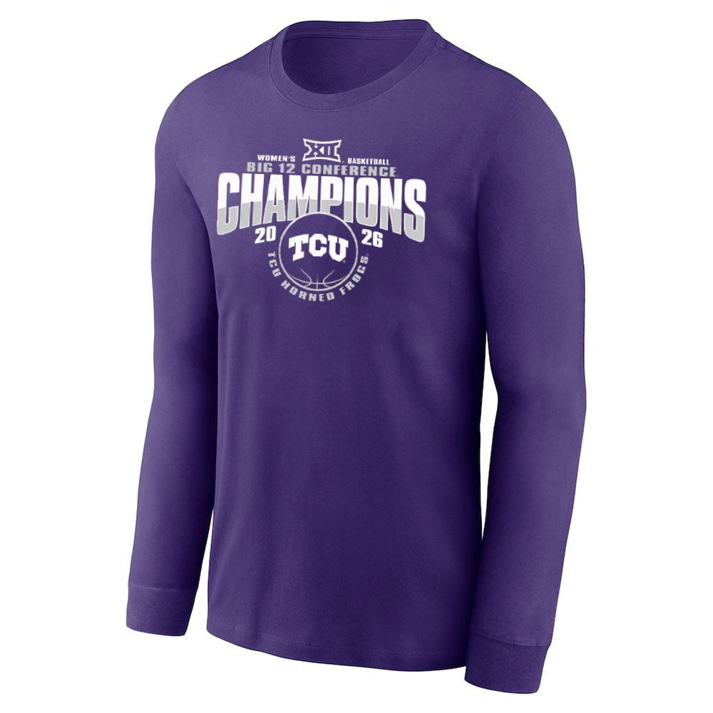 TCU Horned Frogs 2026 Big 12 Conference Women’s Basketball Champions Shirt